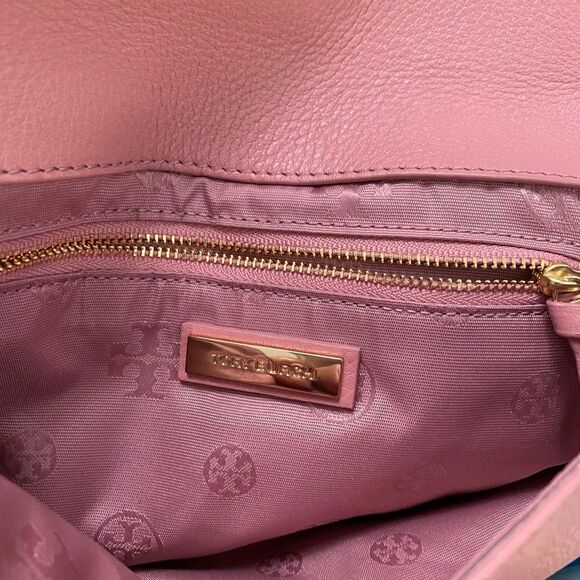 NWT Tory Burch Britten Crossbody Clutch Barbie Pink - Picture 6 of 9